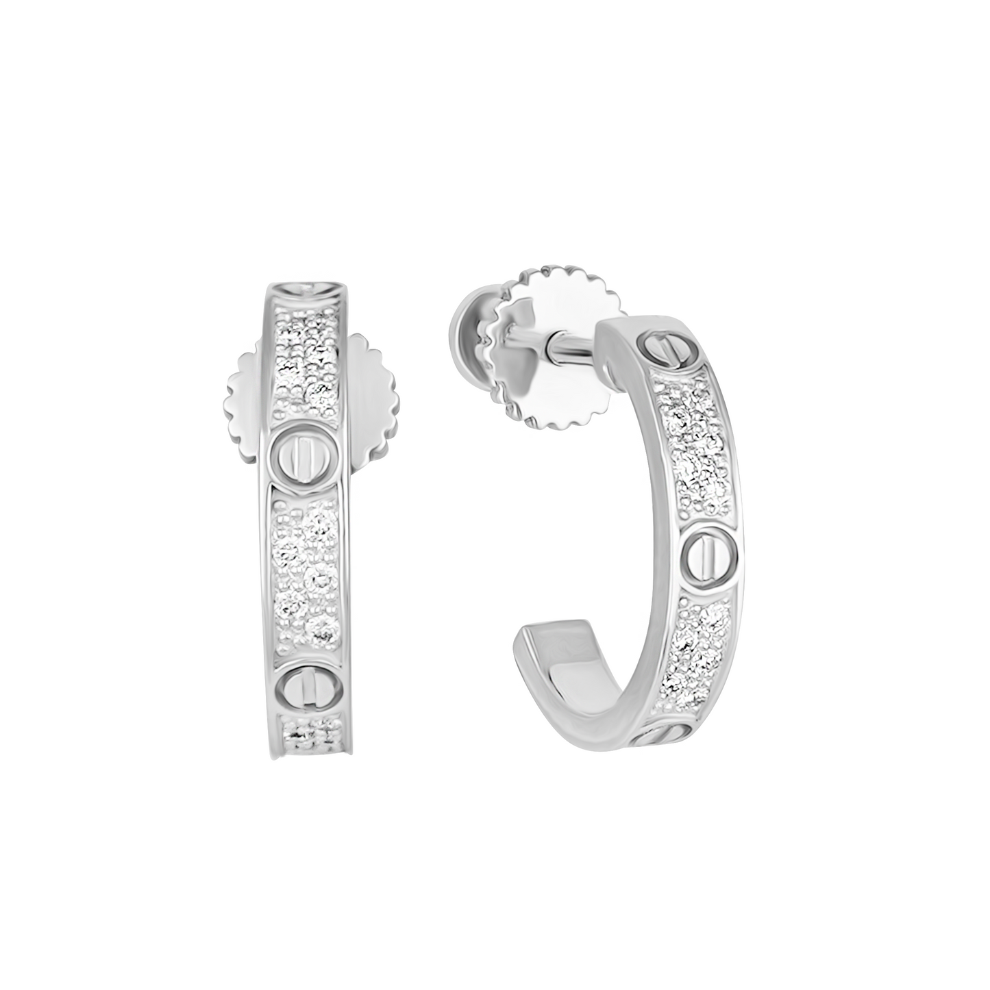 Сережки з діамантами С4078