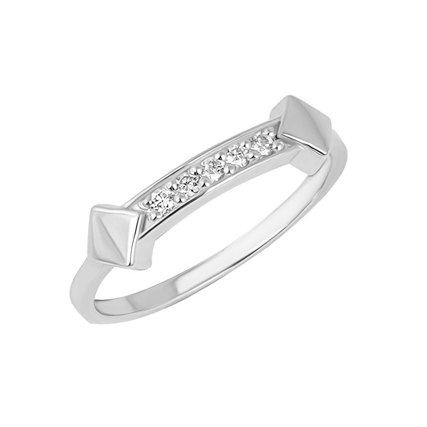 Каблучка з діамантами К4007