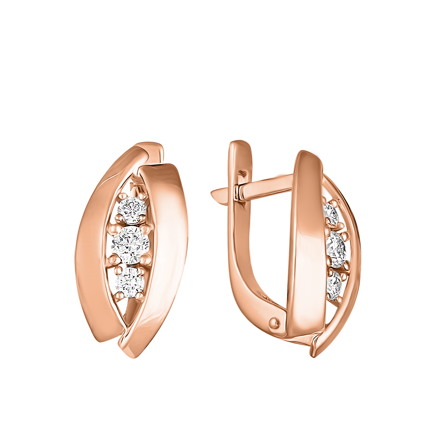 Сережки з діамантами С2246