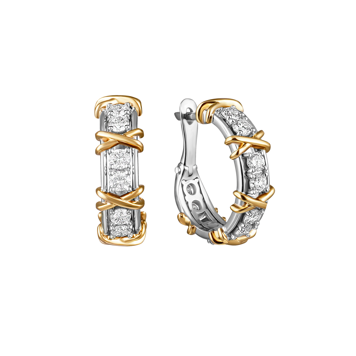Сережки з діамантами С4202