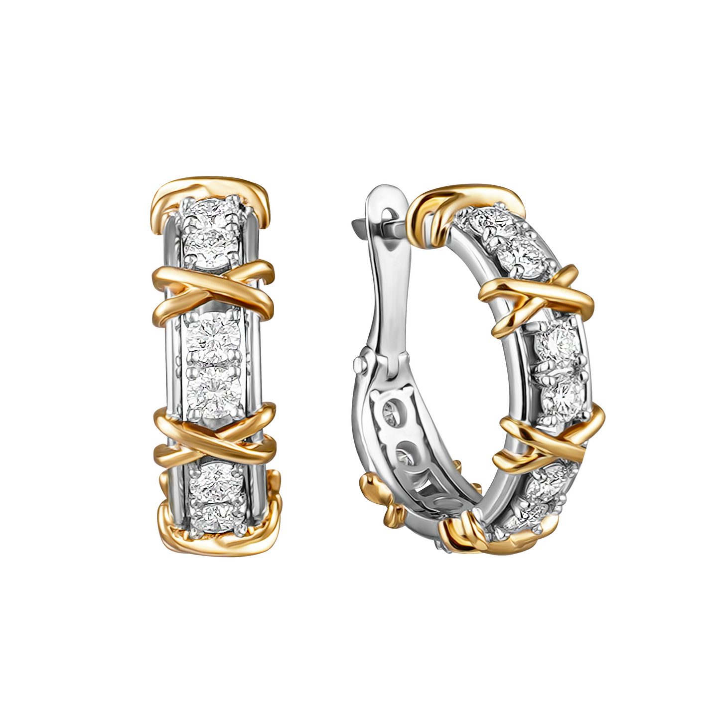 Сережки з діамантами С4202