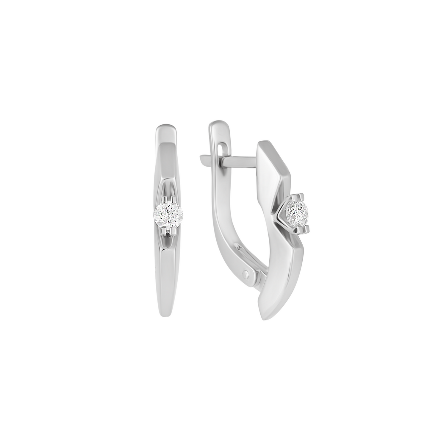 Сережки з діамантами С4002