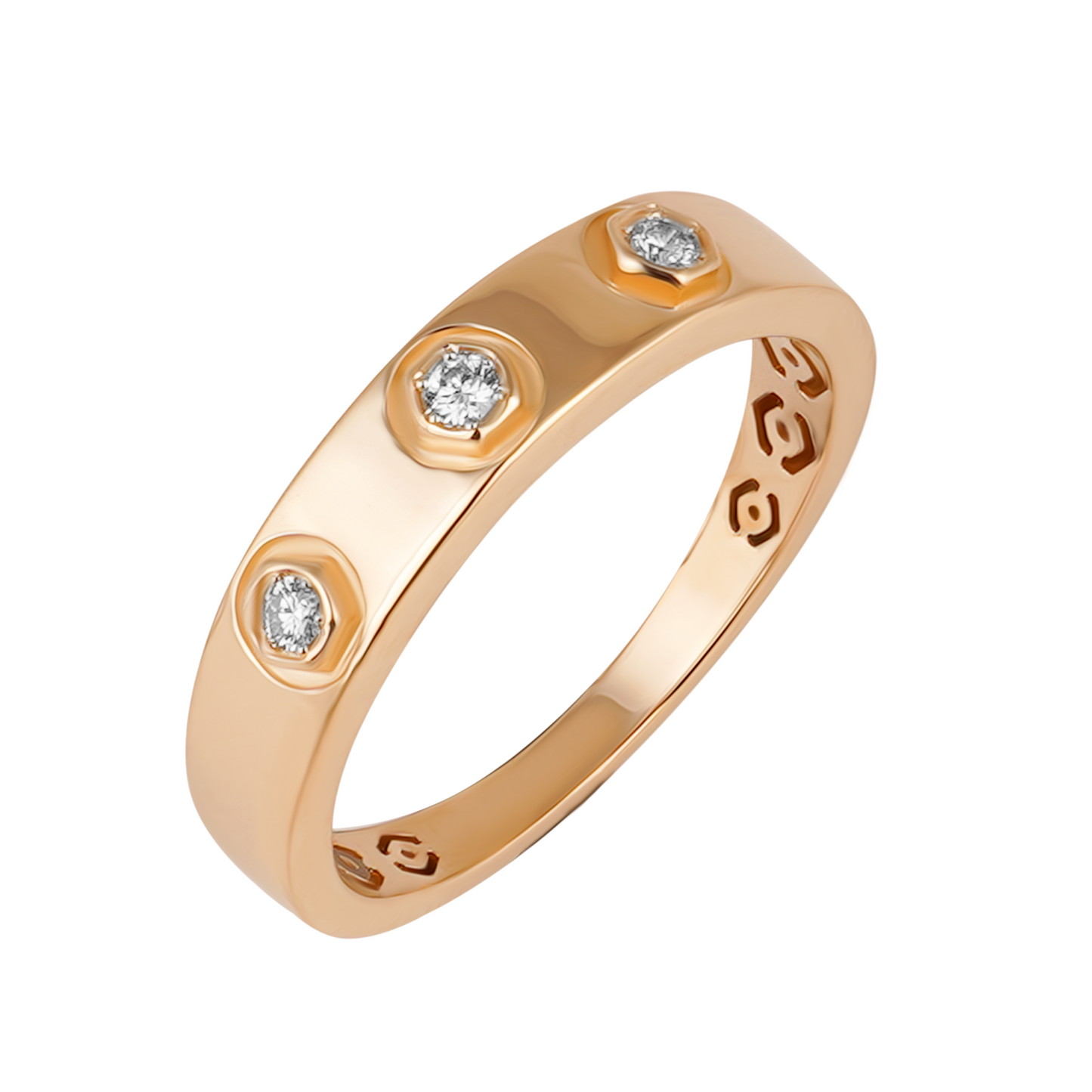 Каблучка з діамантами К4003
