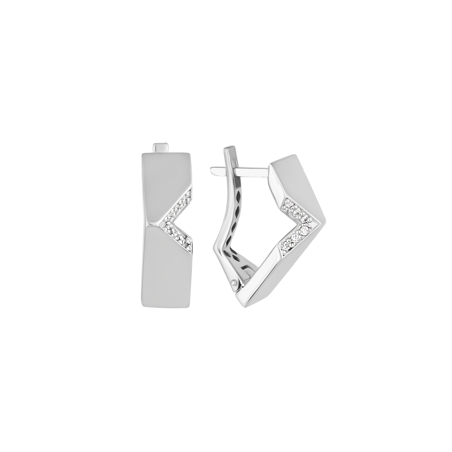 Сережки з діамантами С4005