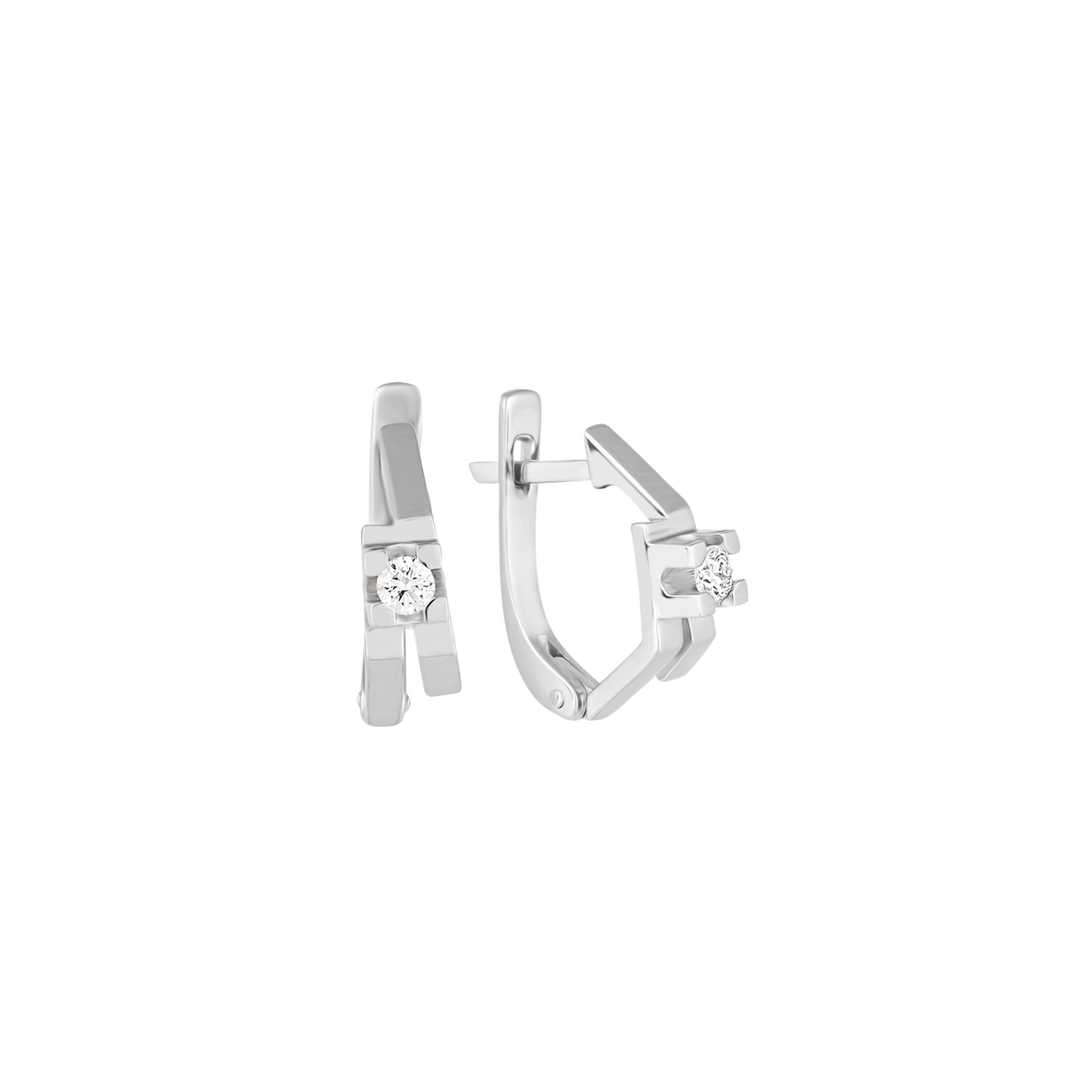 Сережки з діамантами С4006