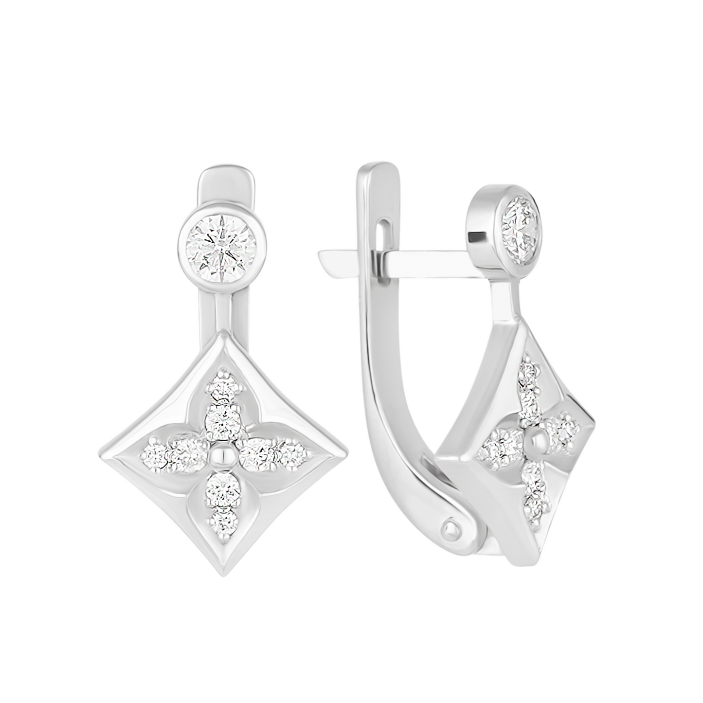 Сережки з діамантами С4010