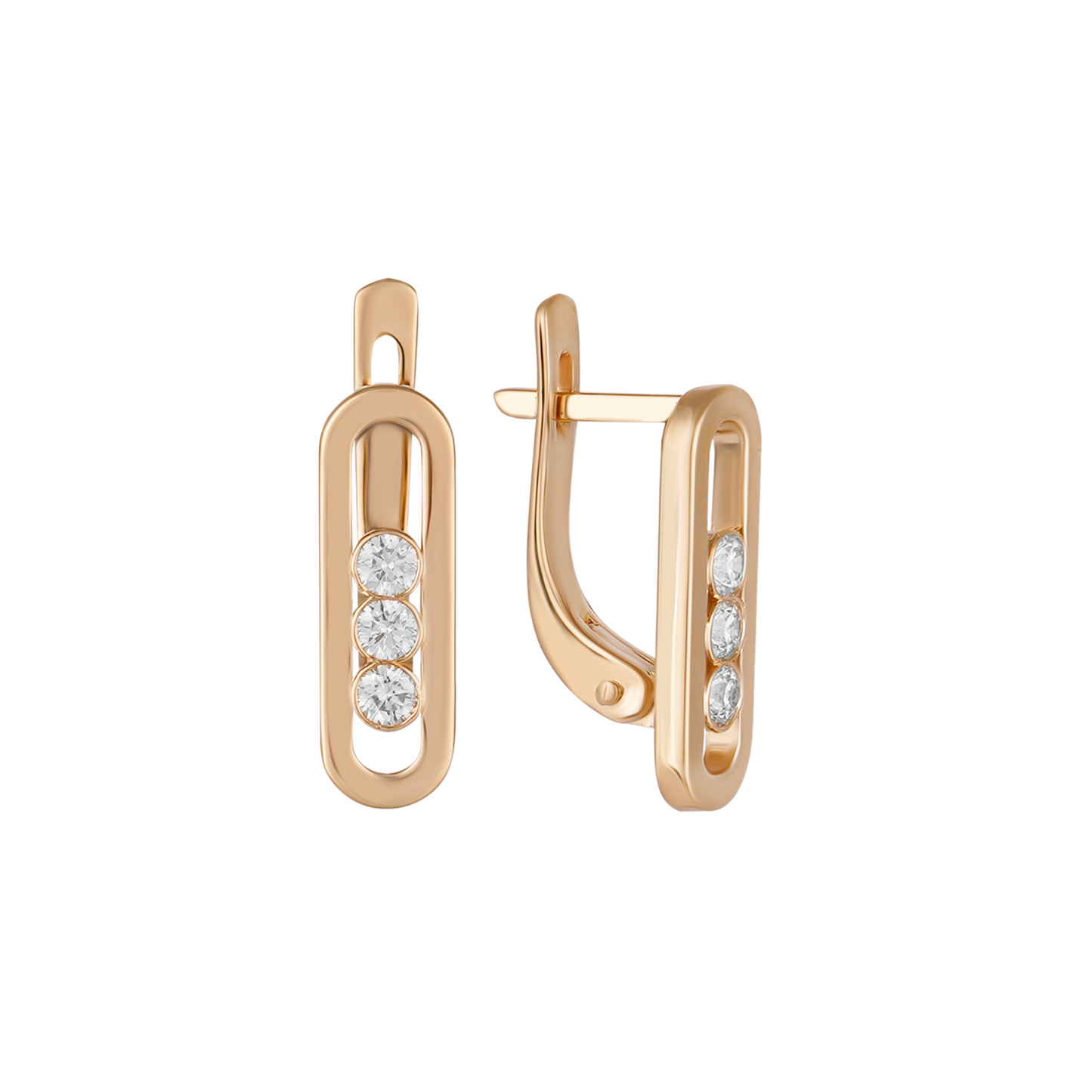 Сережки з діамантами С4026