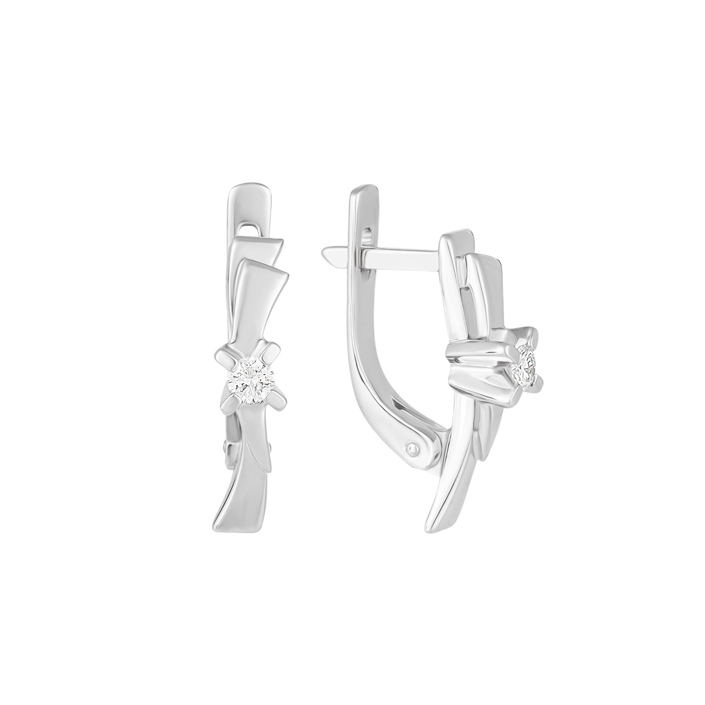 Сережки з діамантами С435