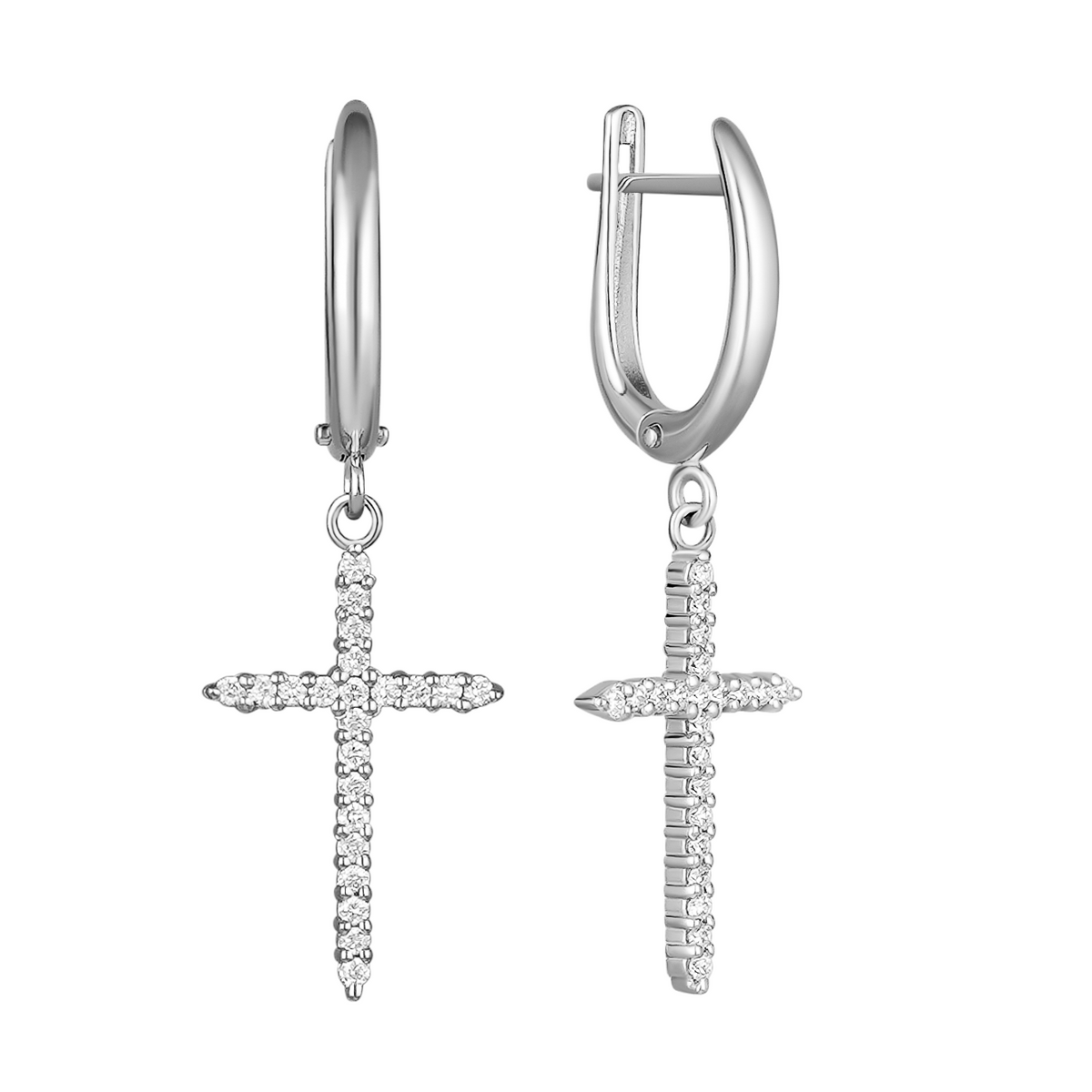 Сережки С4230 з діамантами