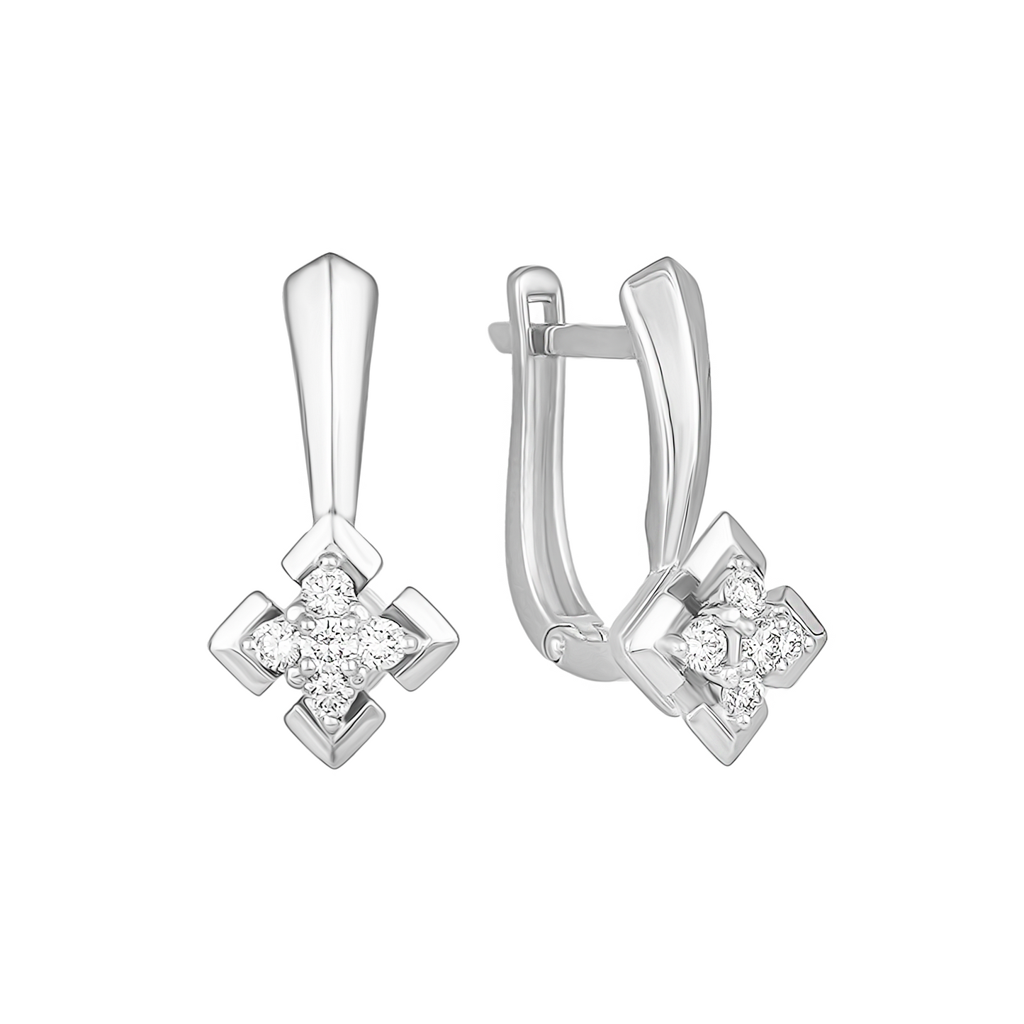 Сережки з діамантами С909