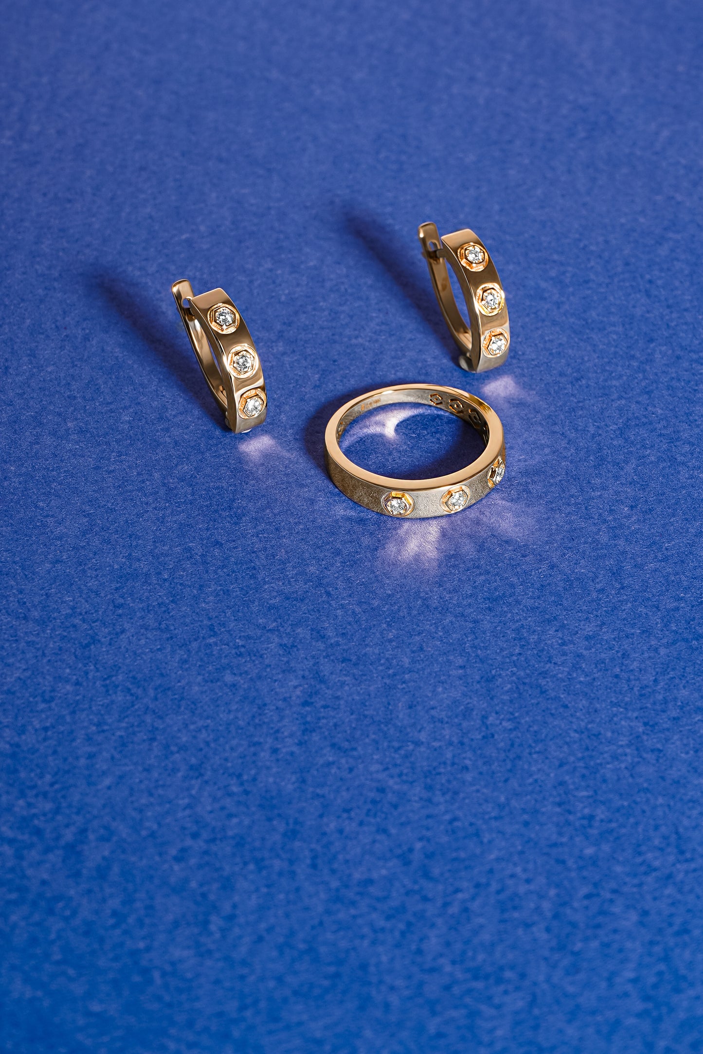 Сережки з діамантами С4034