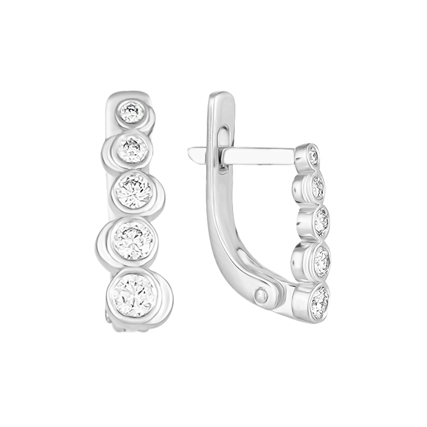 Сережки з діамантами С4052