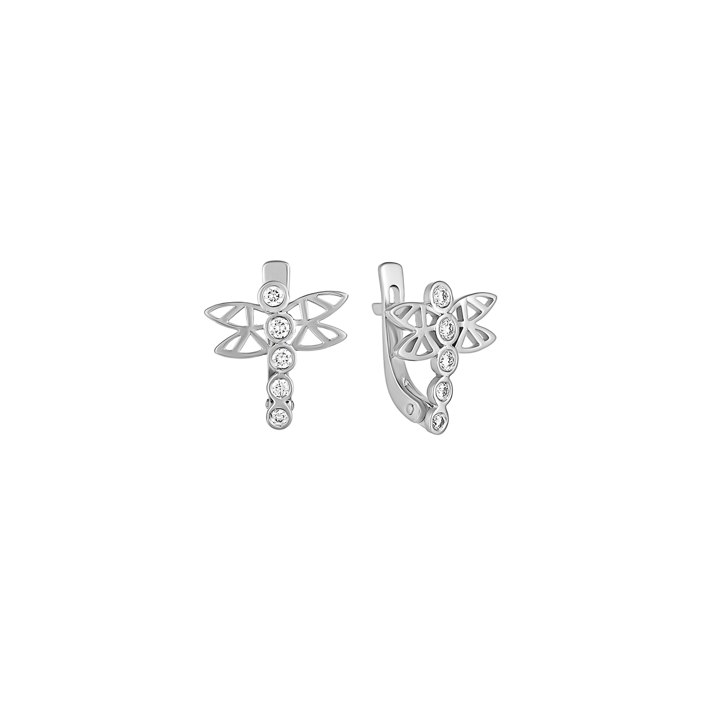 Сережки з діамантами С4066