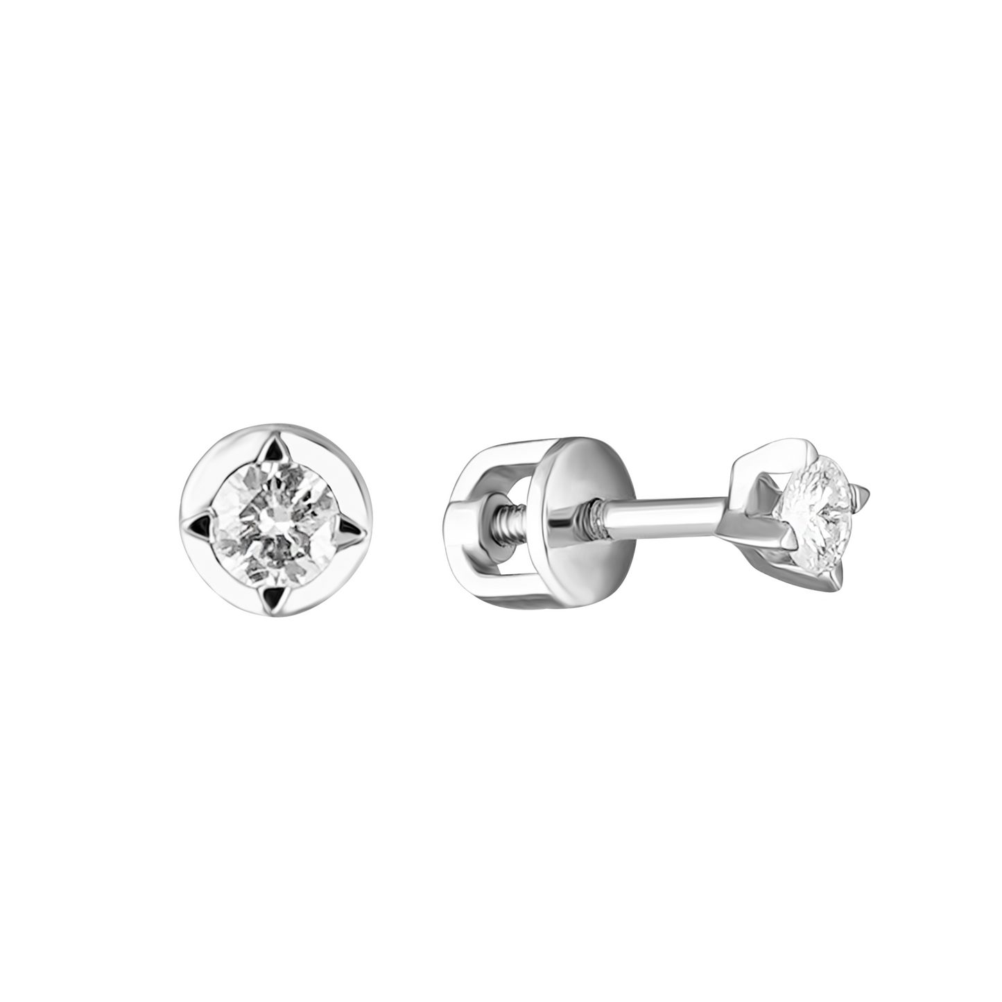 Сережки з діамантами С500