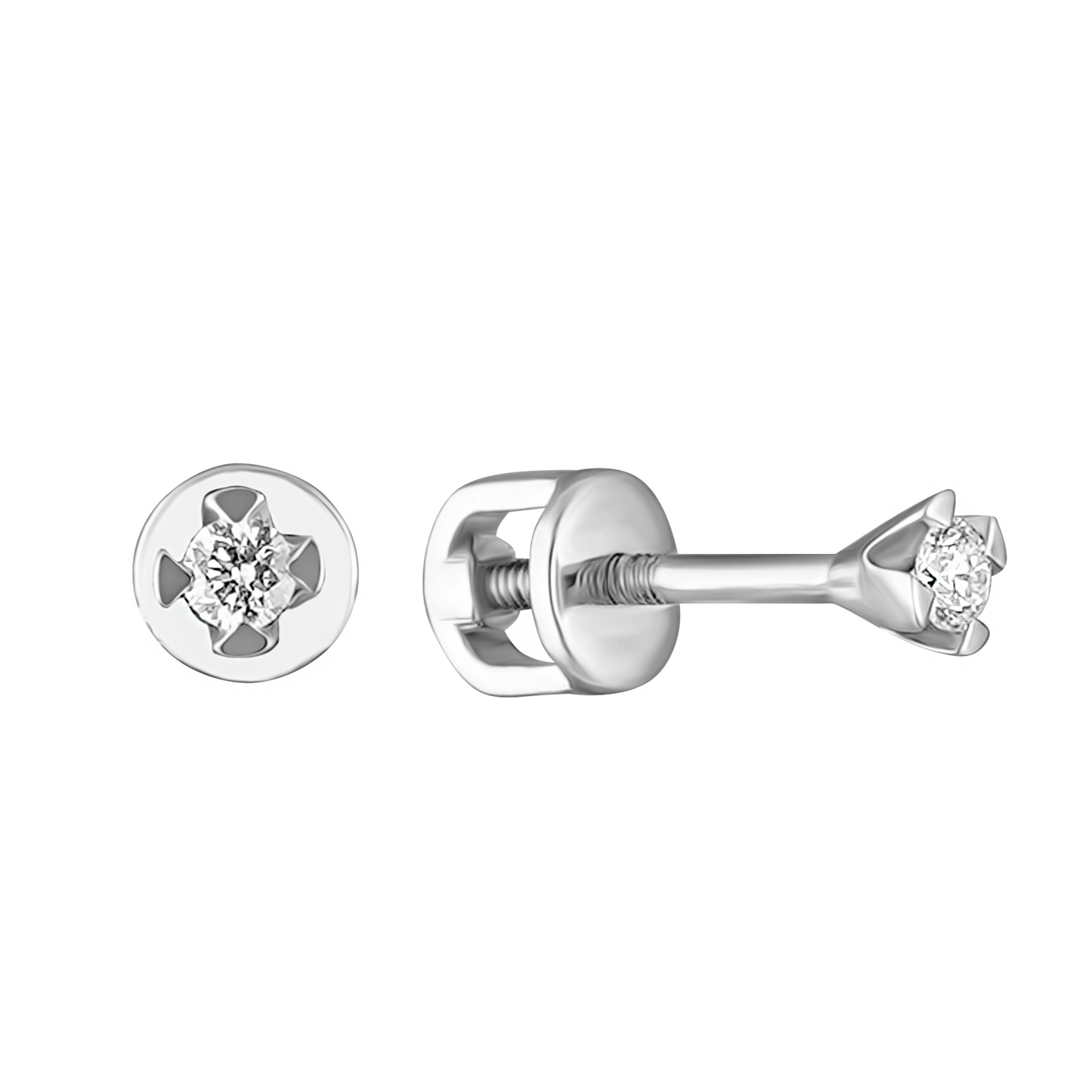 Сережки з діамантами С1039