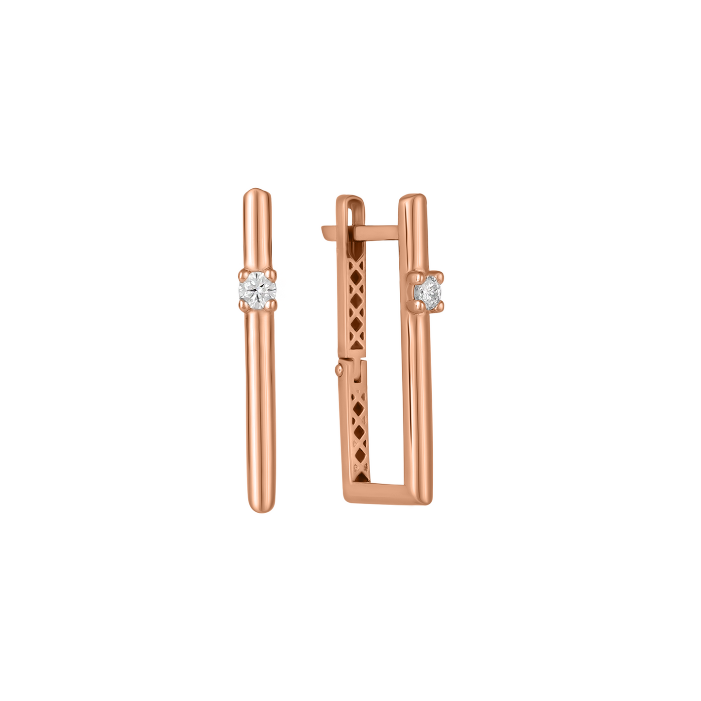 Сережки з діамантами  С4001