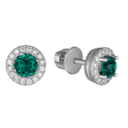 Сережки з діамантом С5101