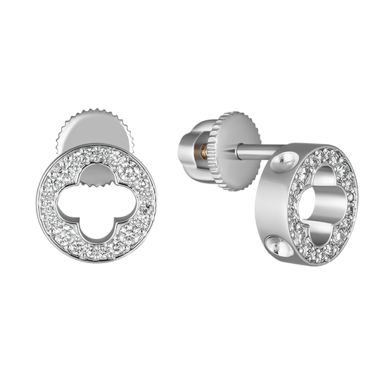 Сережки з діамантом С4206