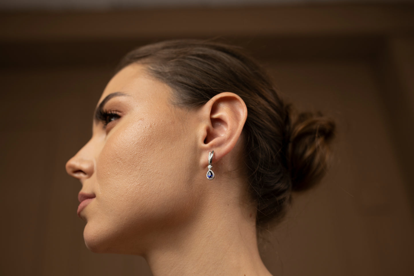 Сережки з сапфірами С181