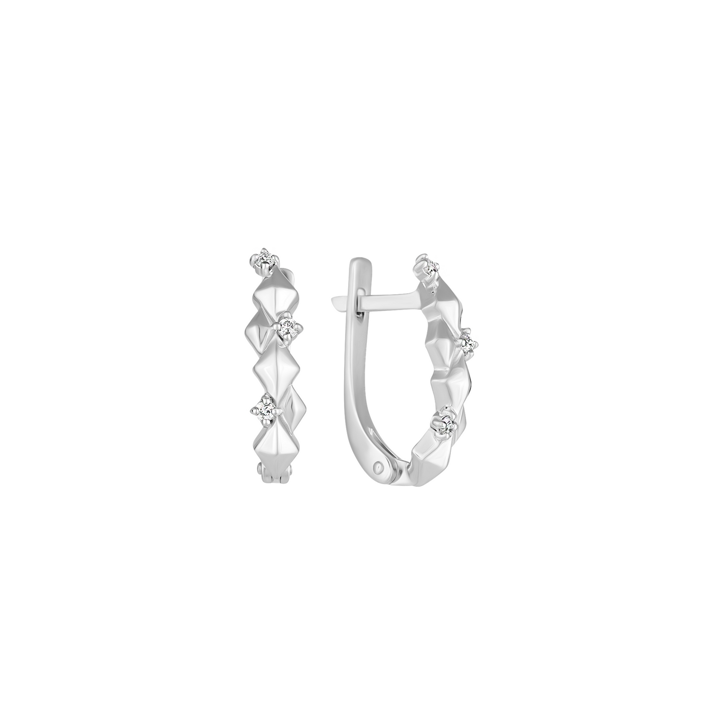 Сережки з діамантами  С1008