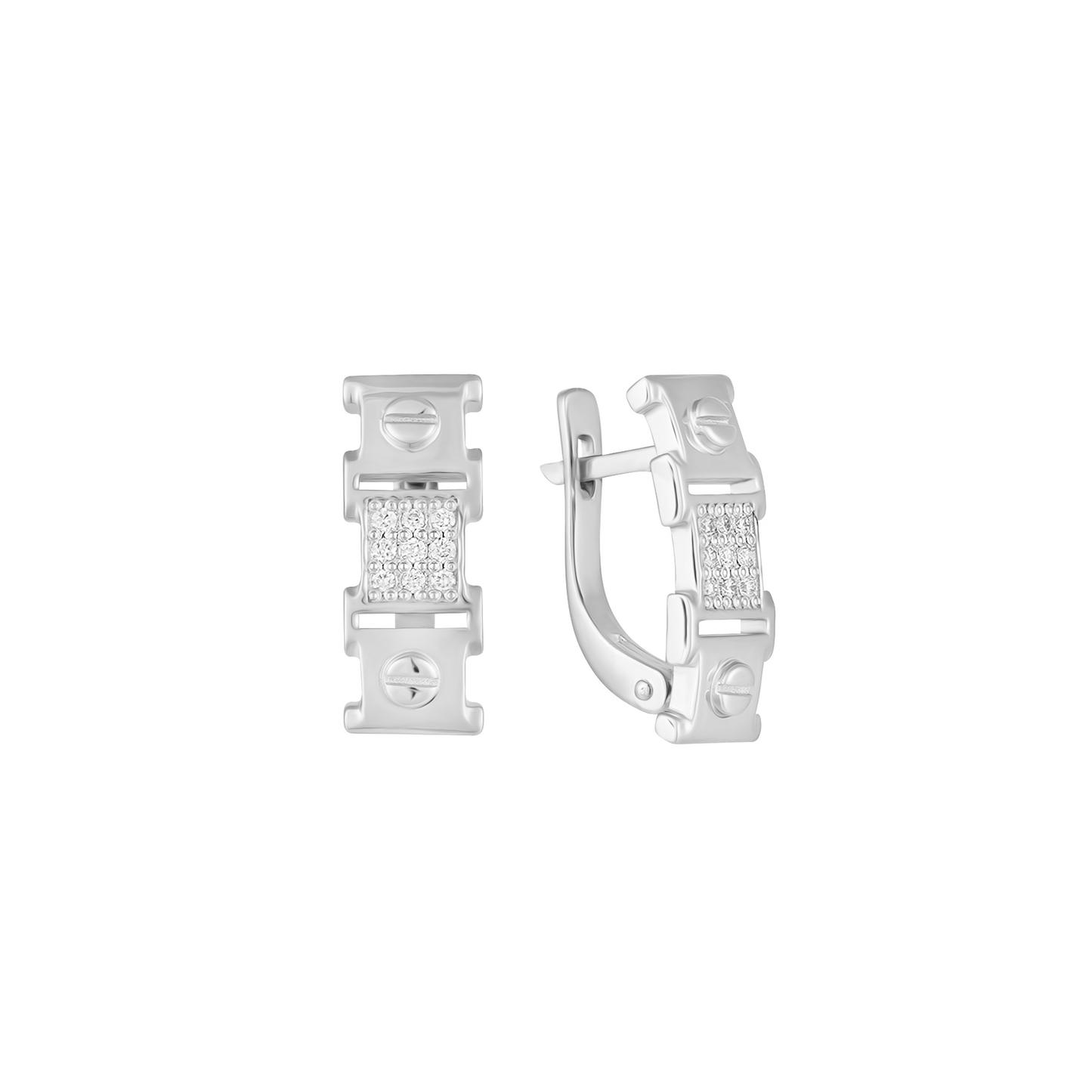 Сережки з діамантами С4042