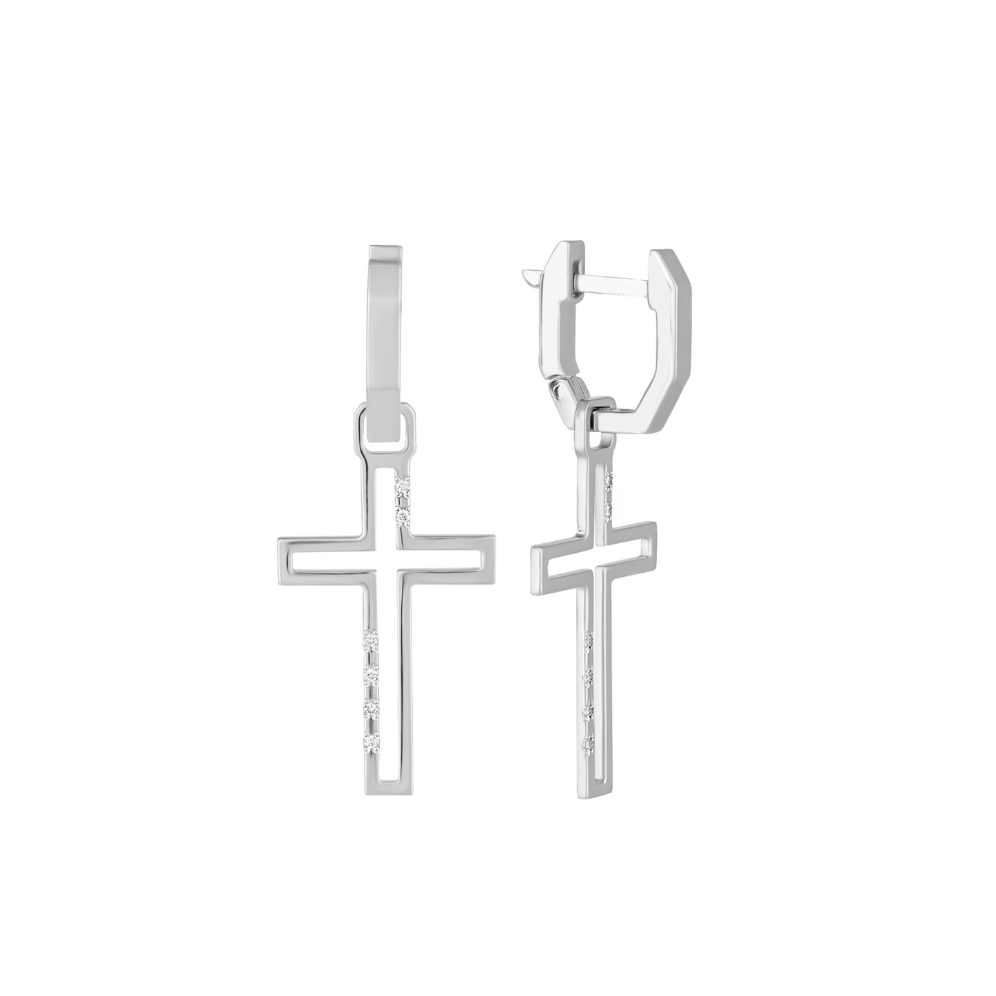 Сережки з діамантами С4025