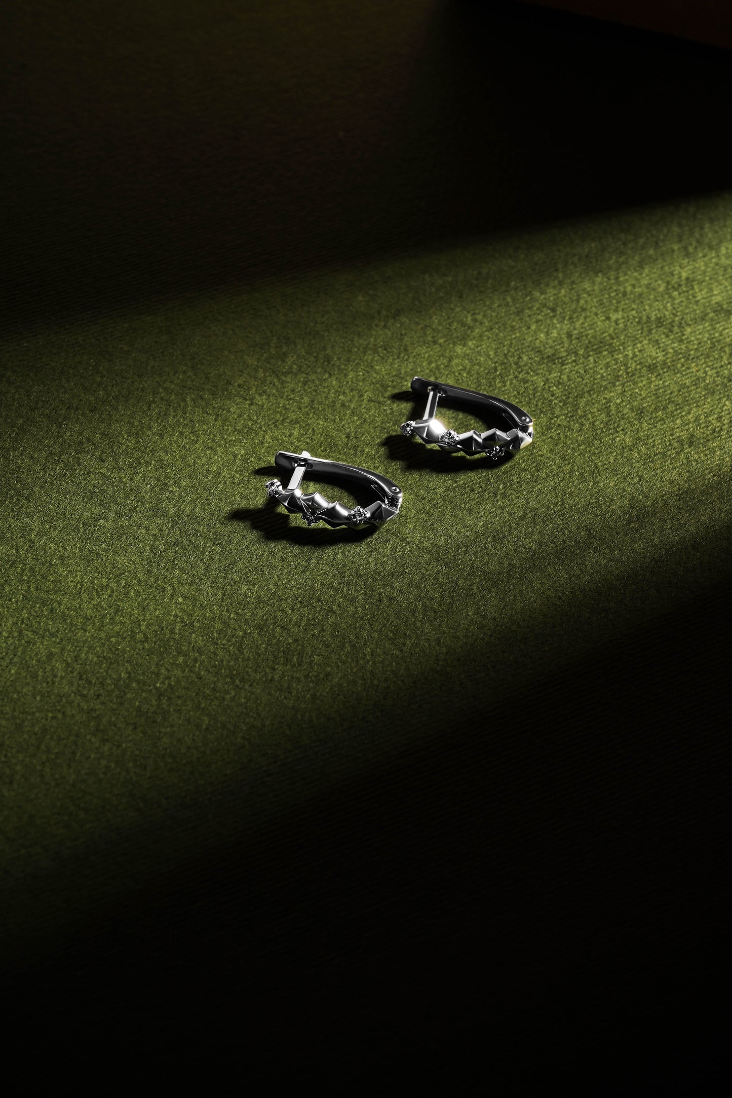 Сережки з діамантами  С1008