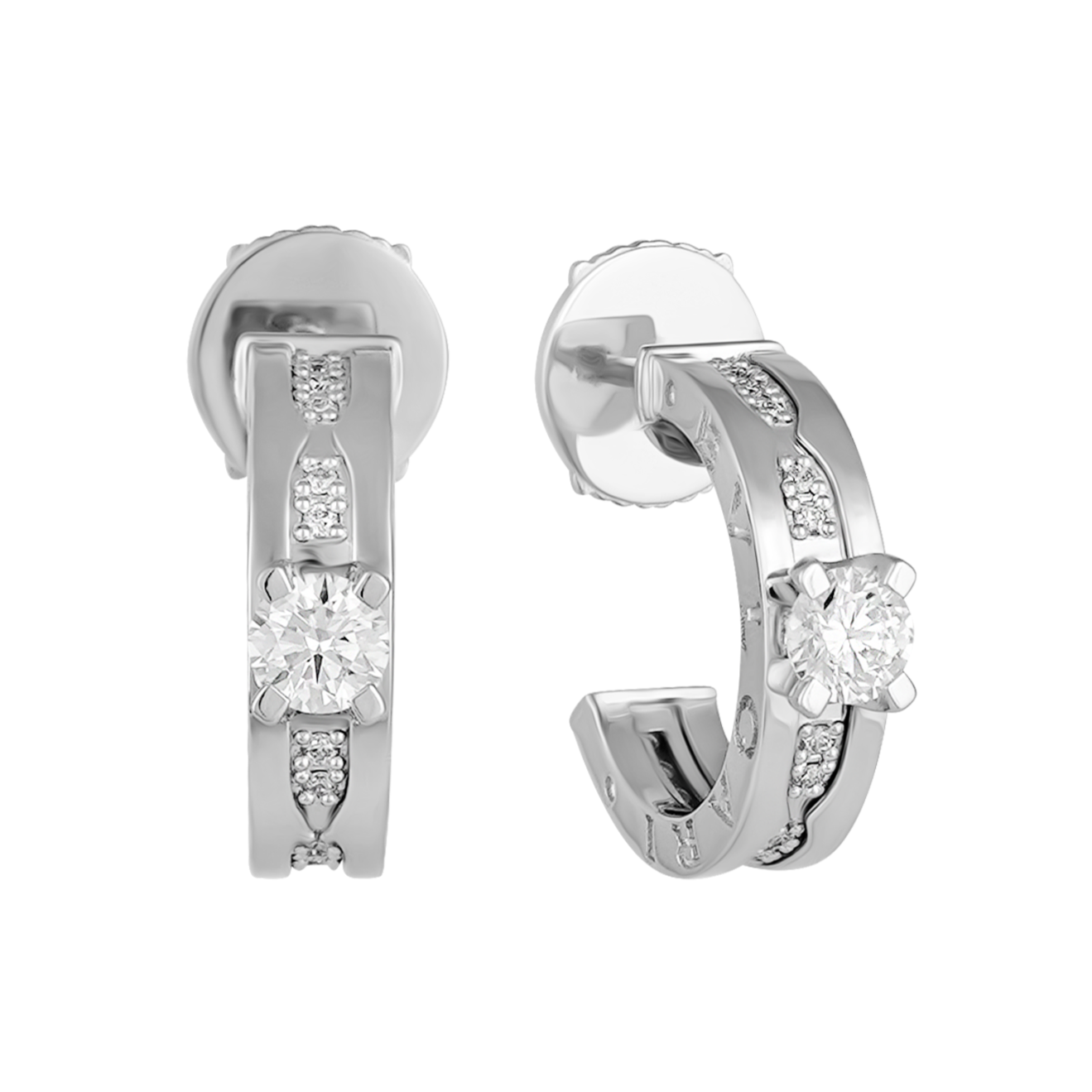 Сережки з діамантами С4073