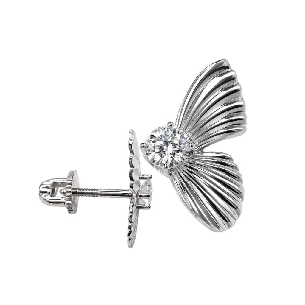 Сережки з діамантом С4253