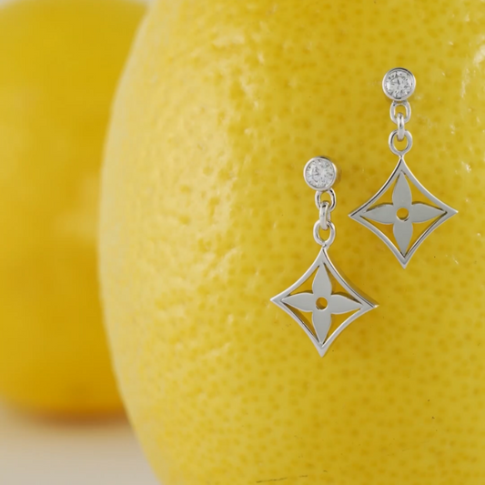 Сережки з діамантами С4205